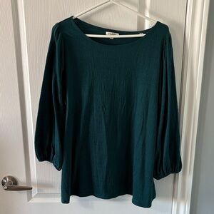 Max Studio Dark Green Blouse